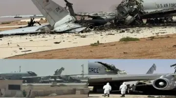 صاروخ إيراني يُحطّم طائرة الإنذار المبكر الأمريكية E-3 Sentry في قاعدة بالسعودية.